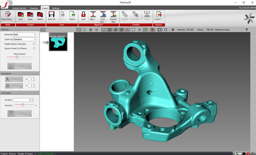 FlexScan3D screenshot