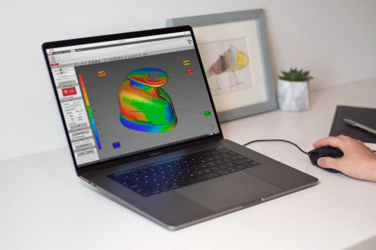 HDI Carbon with FlexScan3D Software screenshot